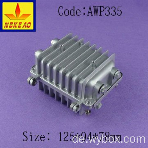 Gehäuse aus stranggepresstem Aluminium IP67 wasserdichtes Aluminiumgehäuse Aluminiumgehäuse für die elektrische Anschlussdose der Elektronik